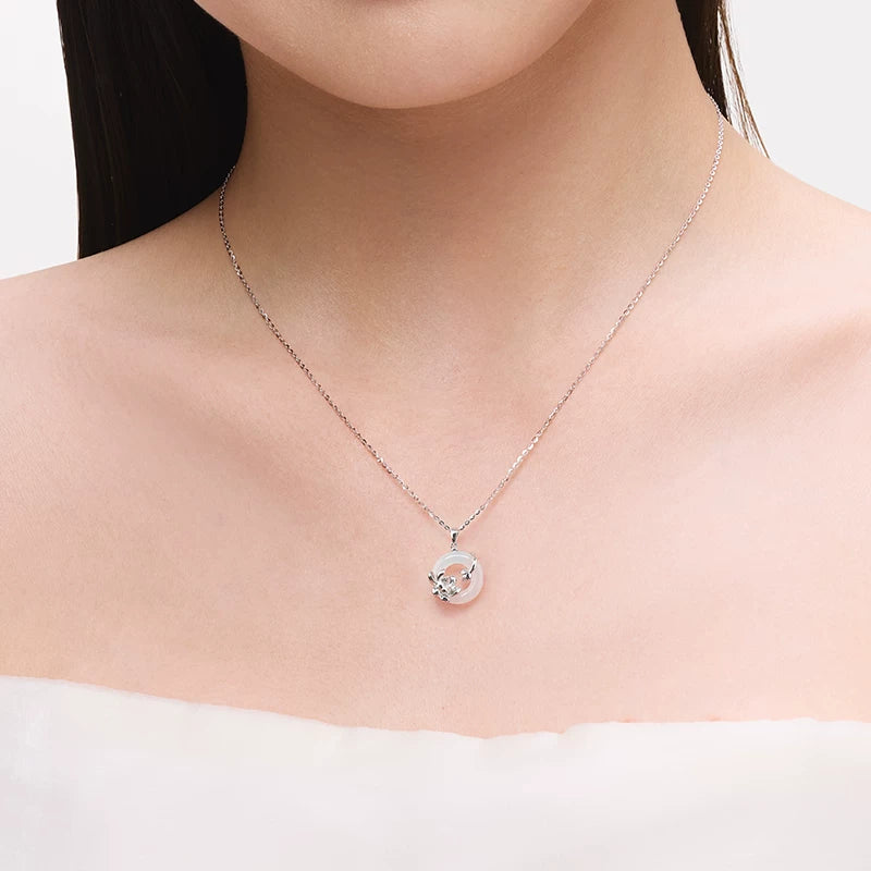 KADER Good Luck Lotus Safety Buckle Necklace