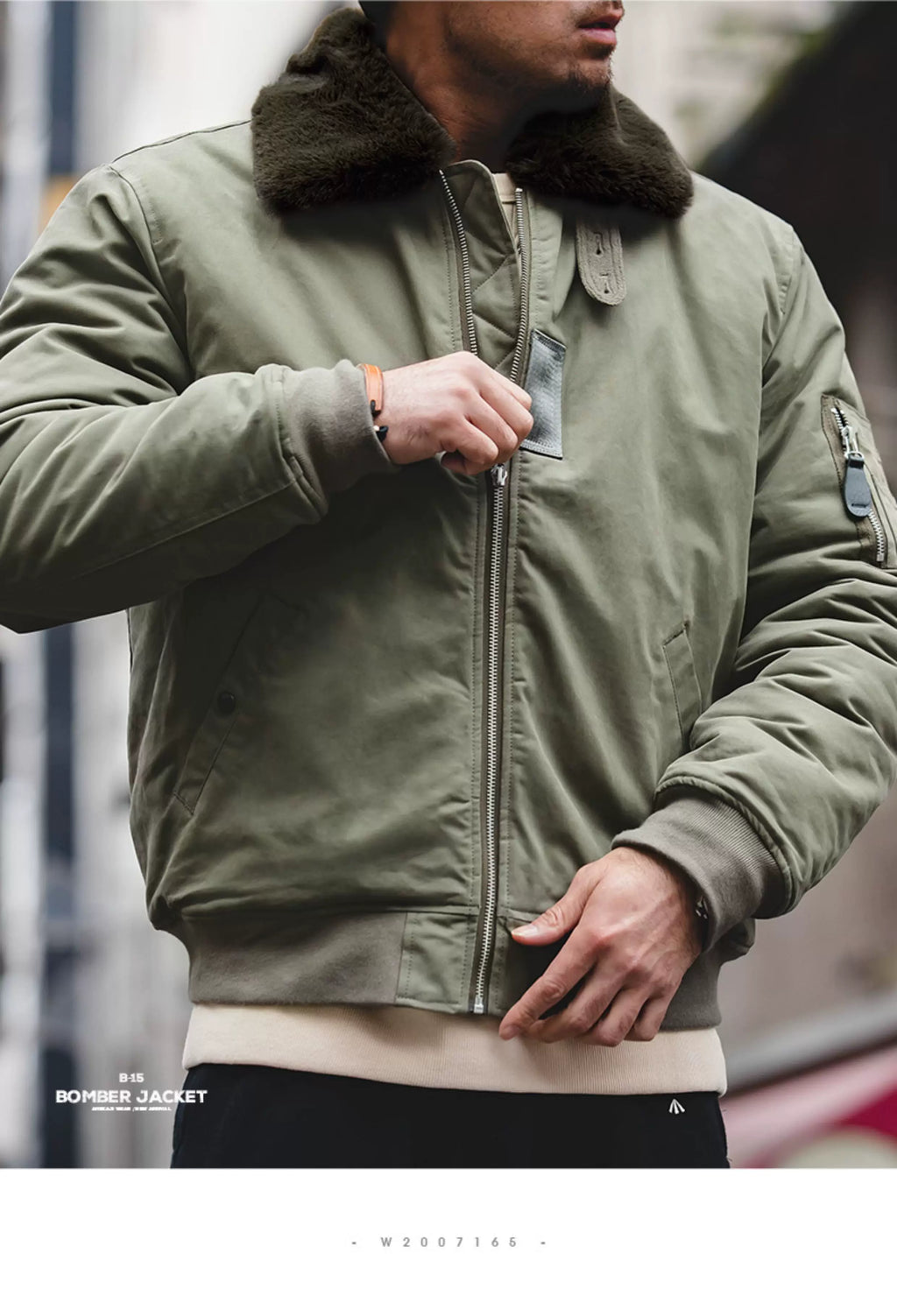 Madden B15 mountain cotton bomber jacket