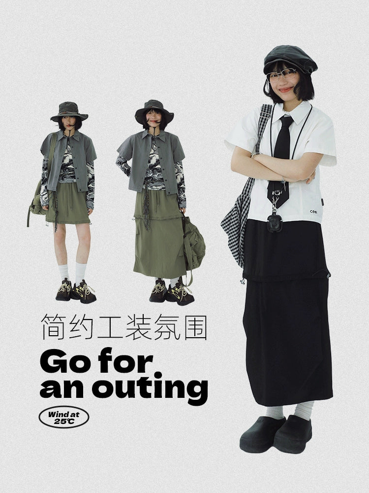 STILLYOU Detachable Two-wear Outdoor Tooling Skirt