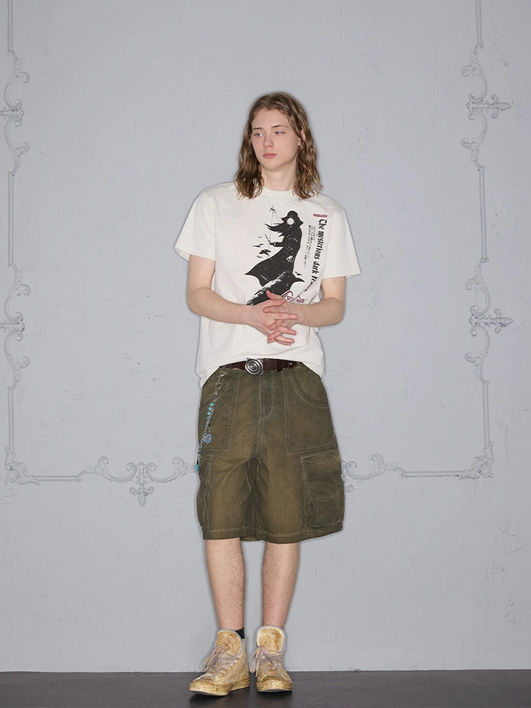 Rocawear Character Alphabet Print Casual Tee