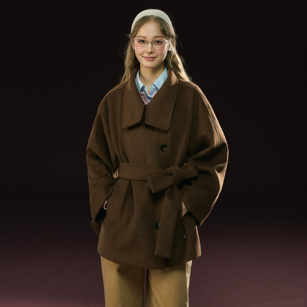 Ariseism Vintage Premium Medium and Long Wool Jacket