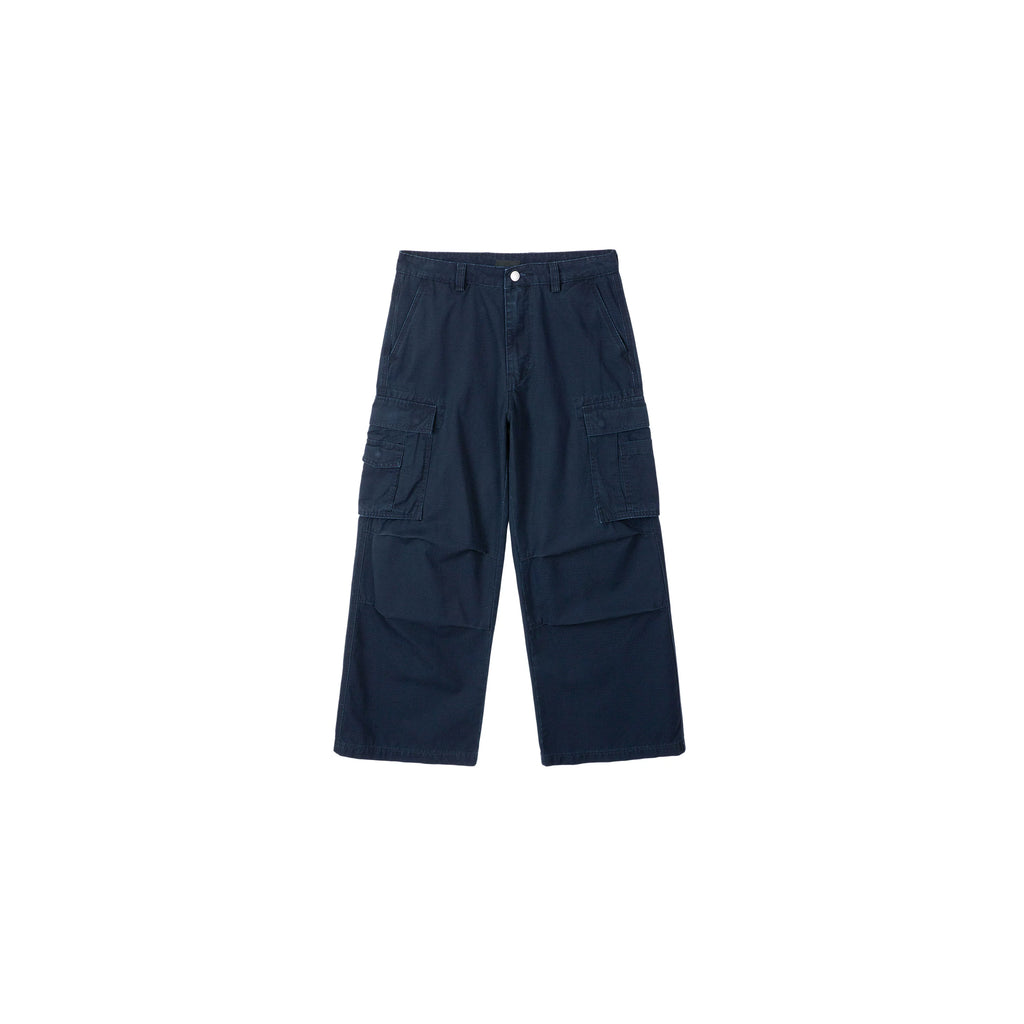 PLUS NO LOGO Washed Loose Wide-leg Cargo Pants