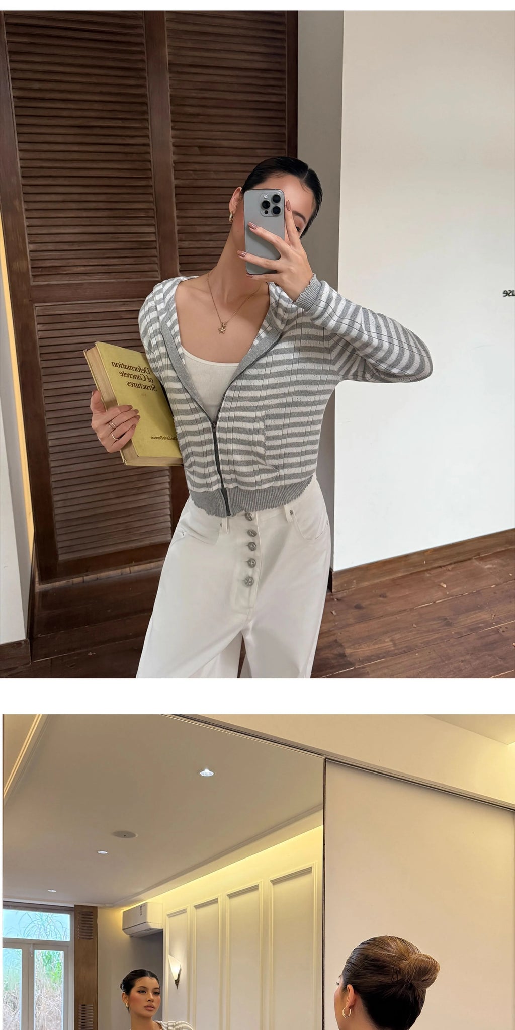 Audwyn Hooded Versatile Knitted Cardigan Jacket