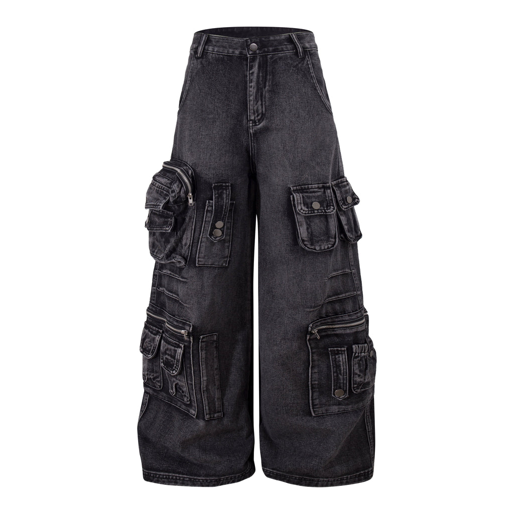 BLACKLISTS Old Multi-pocket Tooling Jeans