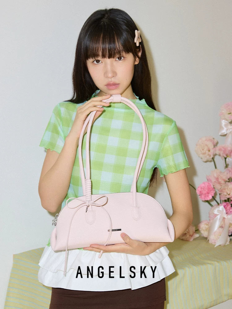 ANGELSKY Bow Niche Shoulder Bag