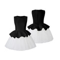 Avenement Stitching Mesh Dress