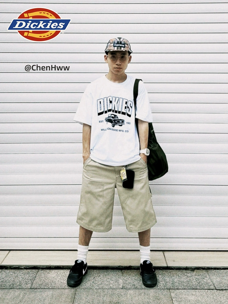 Dickies Loose Quick Drying Breathable Racing Culture Printed Tee