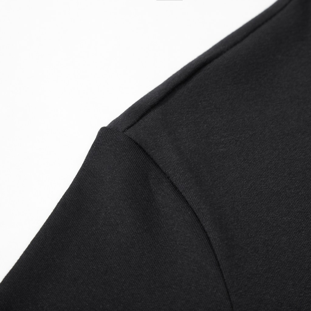 ETHEREAL High Elastic Front Shoulder Casual Tee