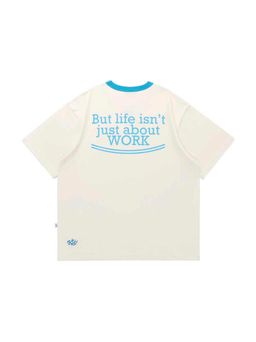 BENT IDEA Casual Color Matching Collar Versatile Tee