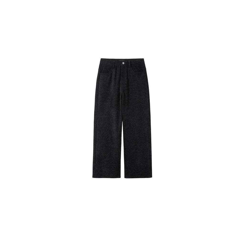 PLUS NO LOGO Corduroy Vertical Loose Straight-leg Pants