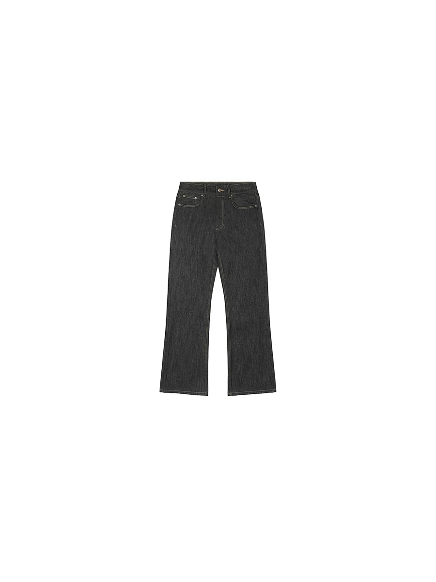 PLUS NO LOGO Micro-straight Tube Five-button Jeans