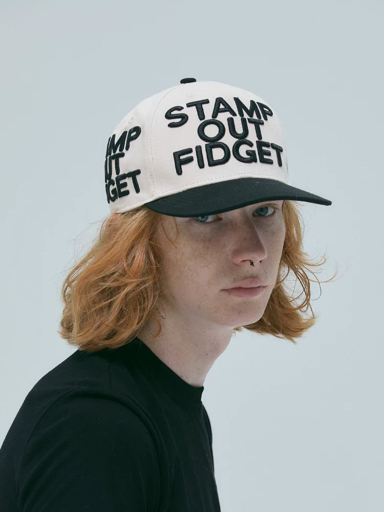 Websurfgroup Color-blocked Slightly Curved Stereo Embroidered Hat
