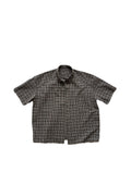 LIBERAFIT Seersucker Plaid Short-sleeved Shirt