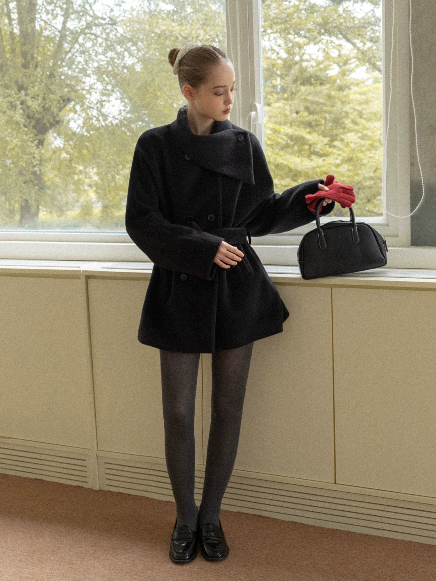 EGGKA Premium Double-breasted Tweed Jacket