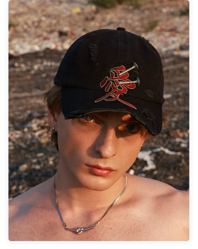 HAS2SONS Embroidery Stud Cap