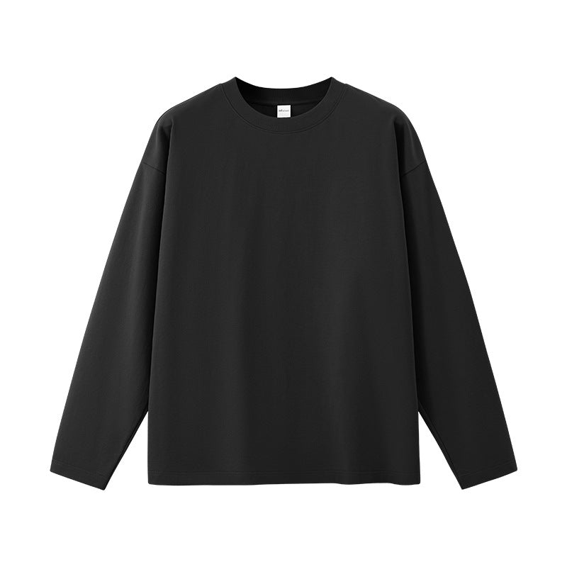 Inflation Casual Versatile Heavy Long Sleeve Bottom Shirt