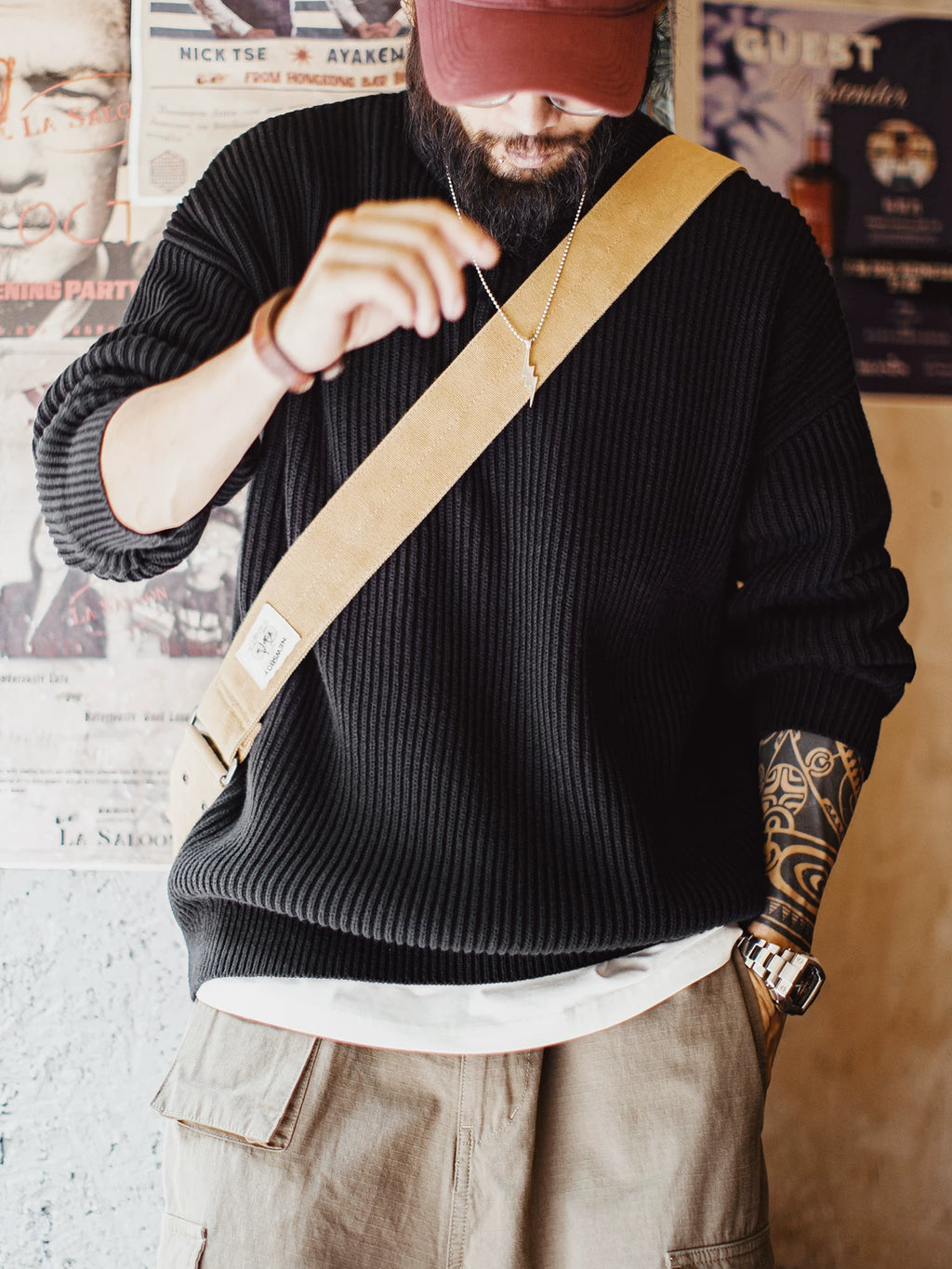 Madden Heavy Henley Sweater