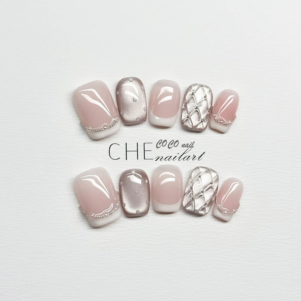 CoCo Embroidery Flower Handmade Manicure Wear Nail