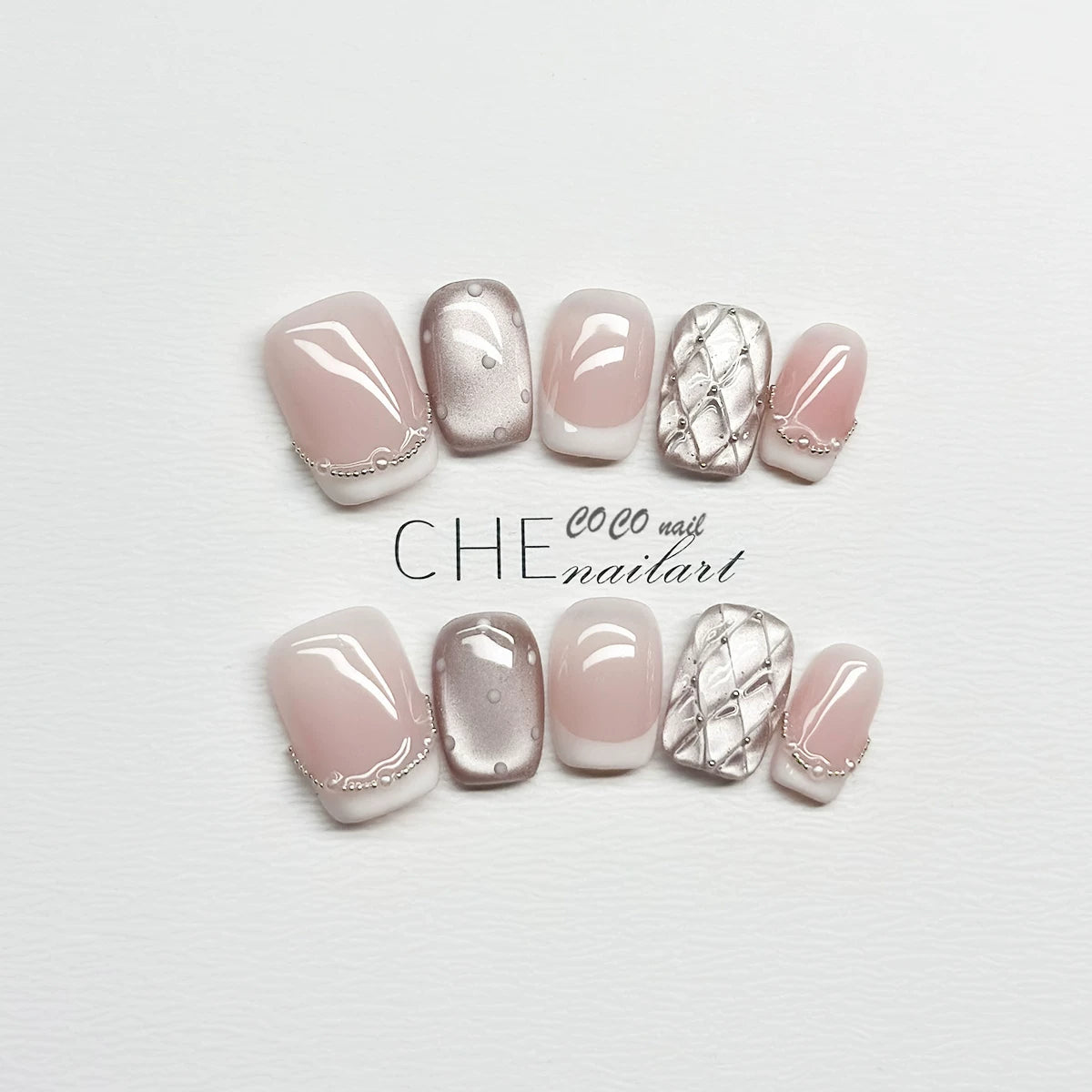 CoCo Embroidery Flower Handmade Manicure Wear Nail