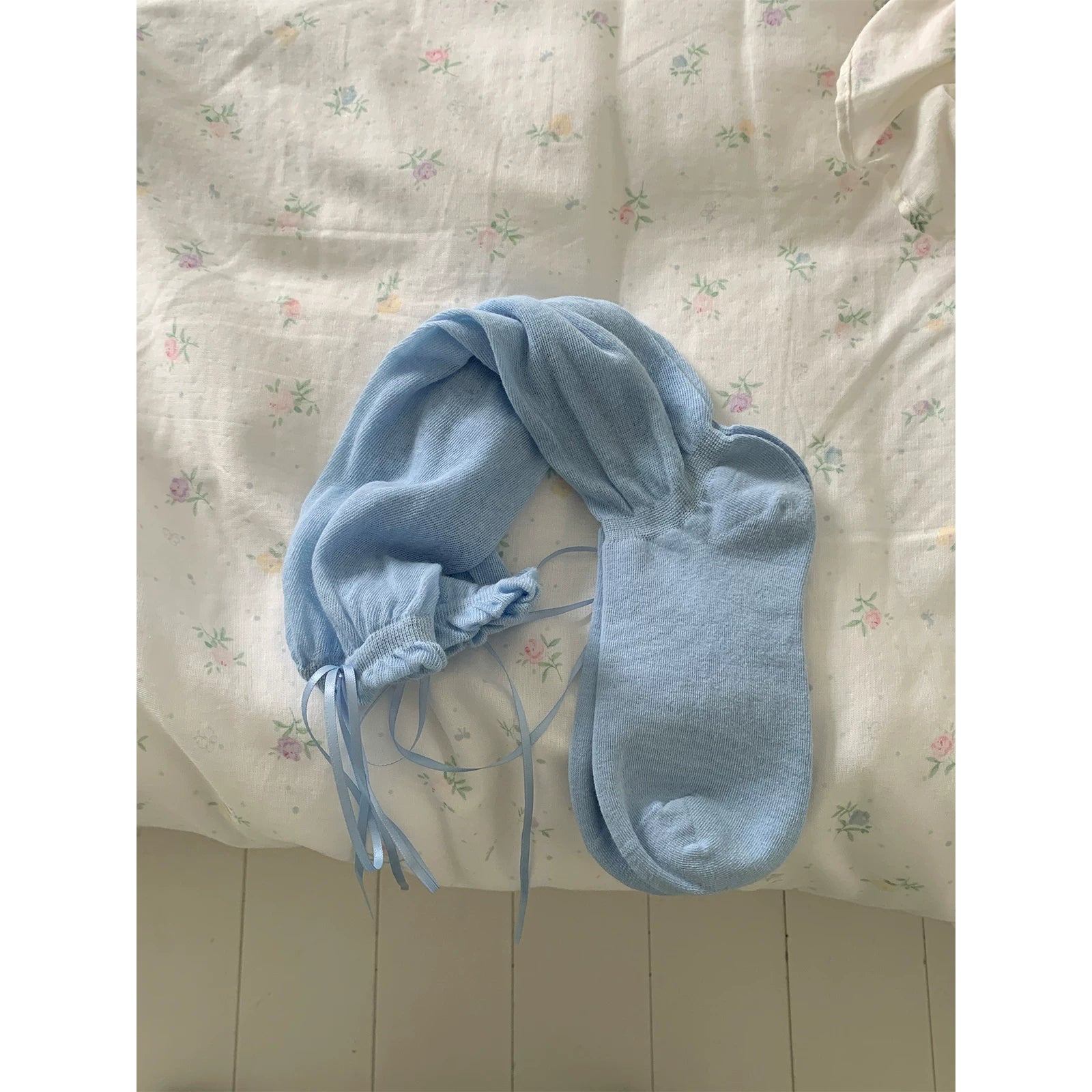 KANO Girl Bow Bubble Mouth Stacking Socks