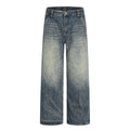 11KN Retro Straight Loose Versatile Skinny Jeans