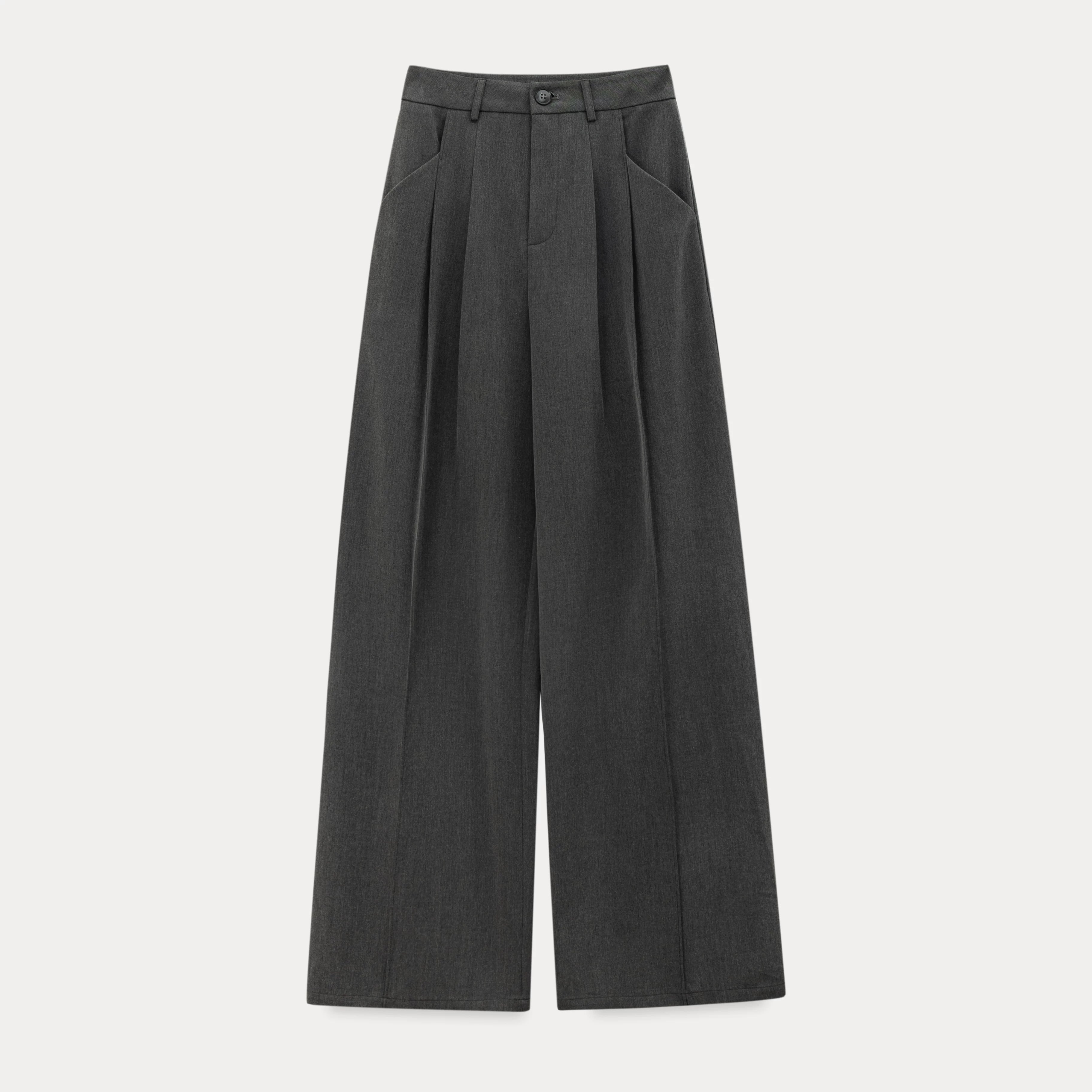 EGGKA Temperament Is High-quality Casual Wide-leg Pants