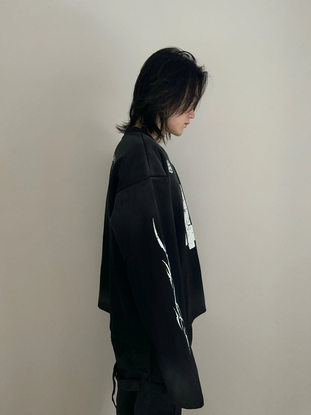 URRRGE Retro Short and Wide Version Casual Long Sleeve