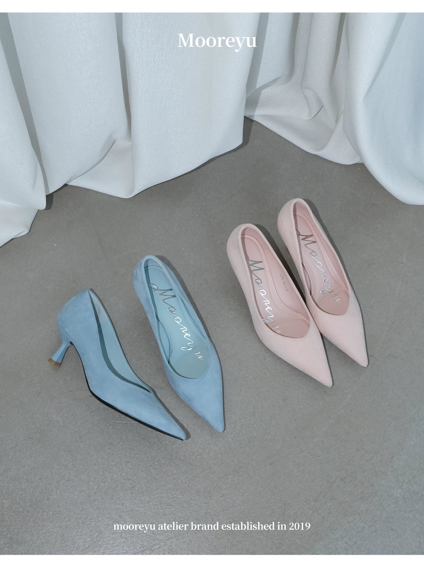 Mooreyu Suede Pointed Stilettos