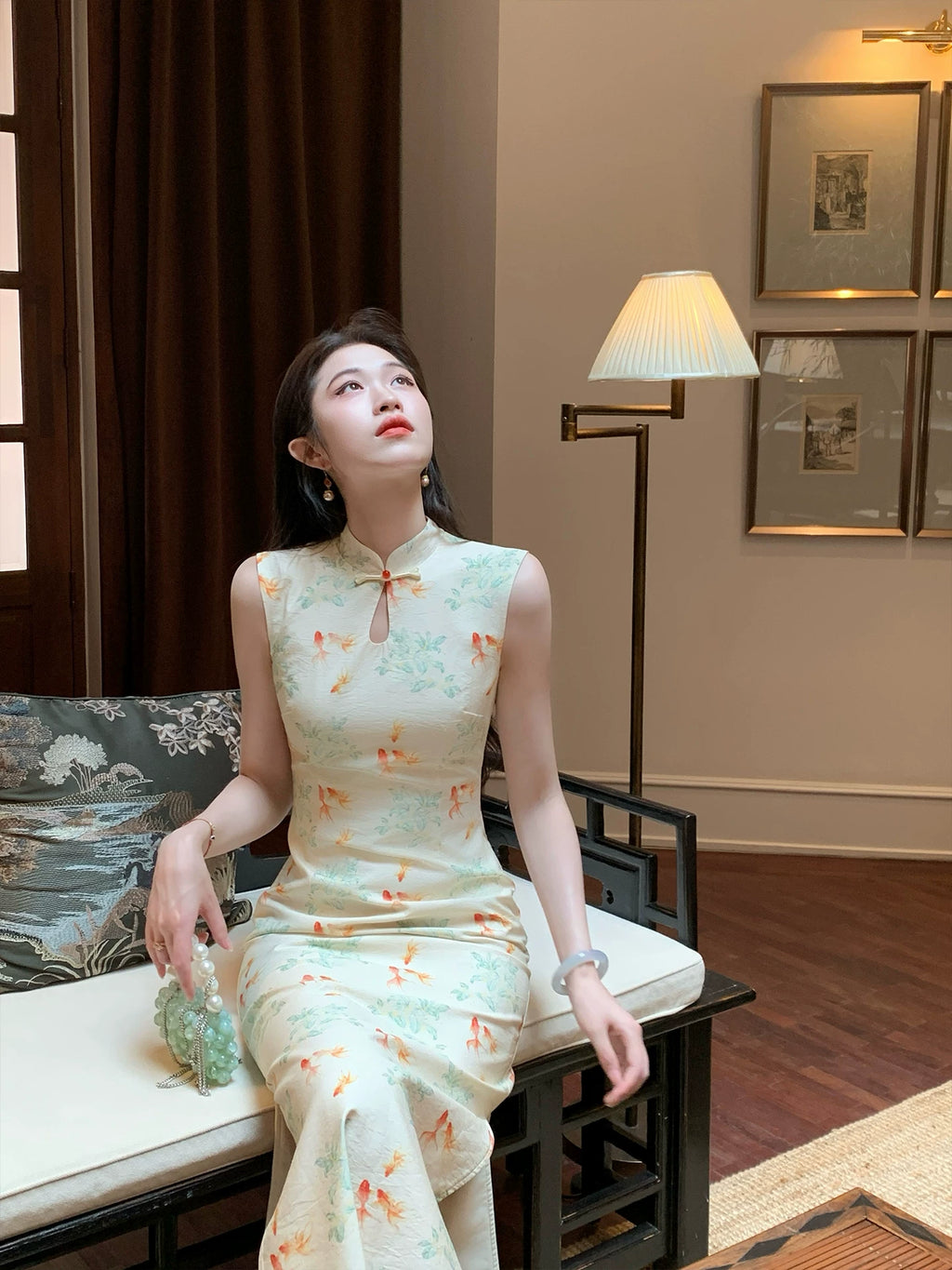 ZIHE Sleeveless Slim-fit Dress