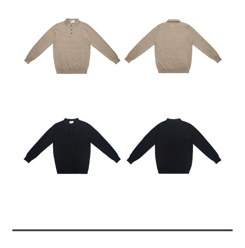 UNF Comfort Soft Waxy Knitted POLO Shirt