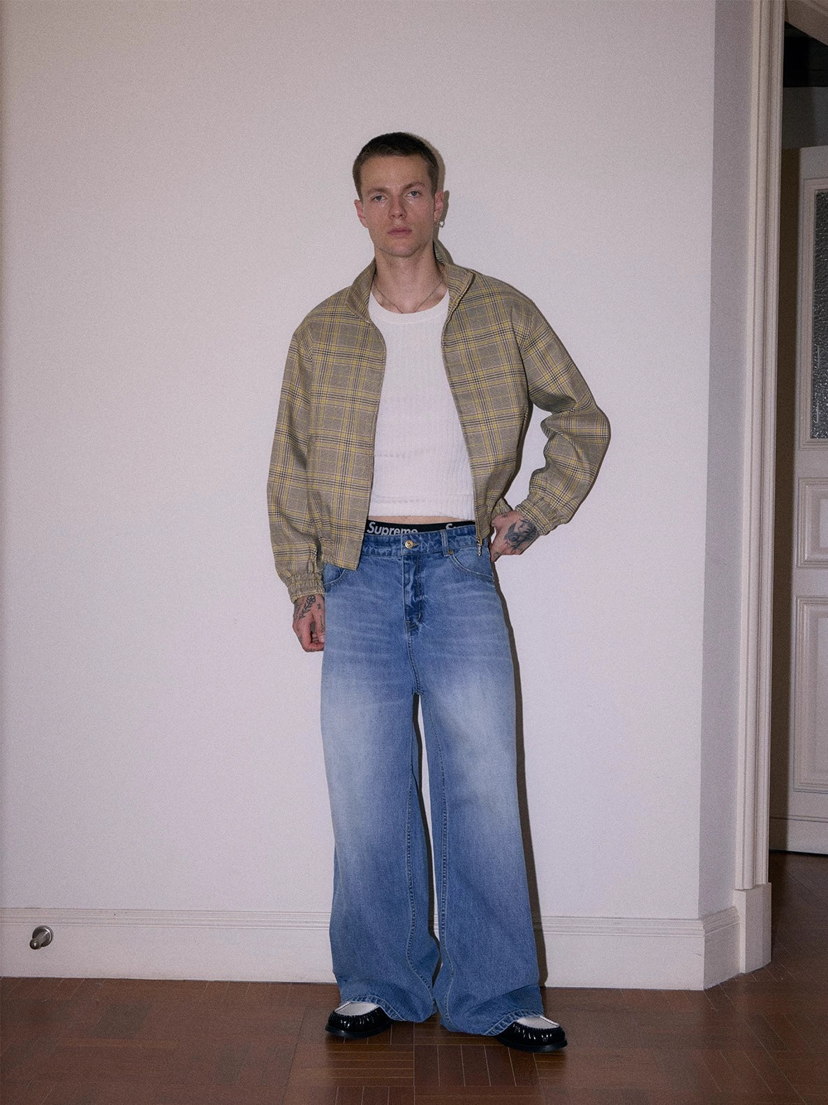 InsGale Short Zip-up Stand-up Jacket