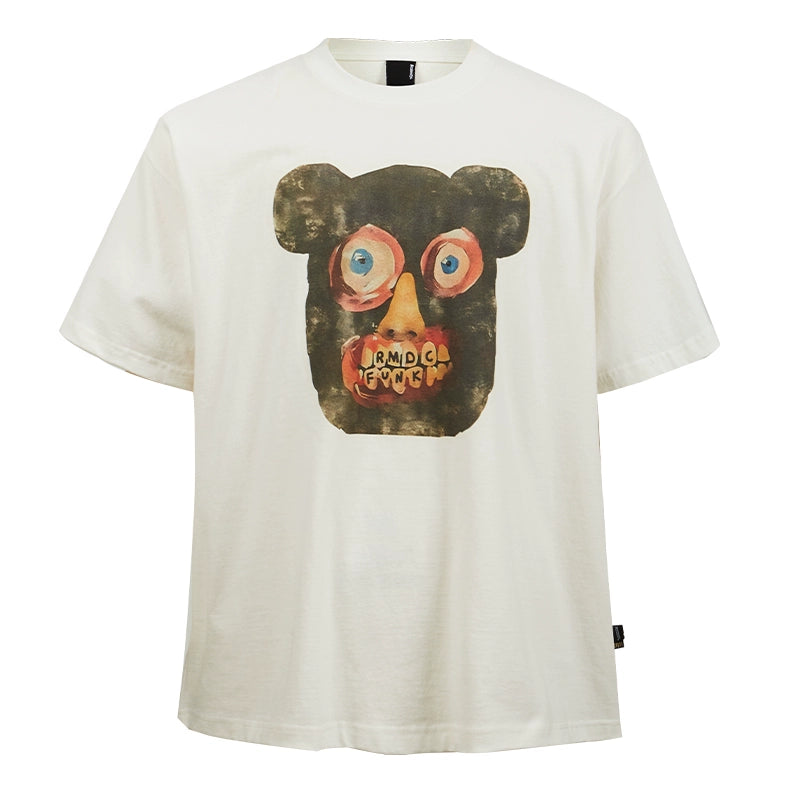 Remedy Emoji Bear Head Loose Tee