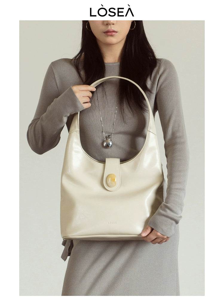 LOSEA Oriental Aesthetic Topaz Tote Bag