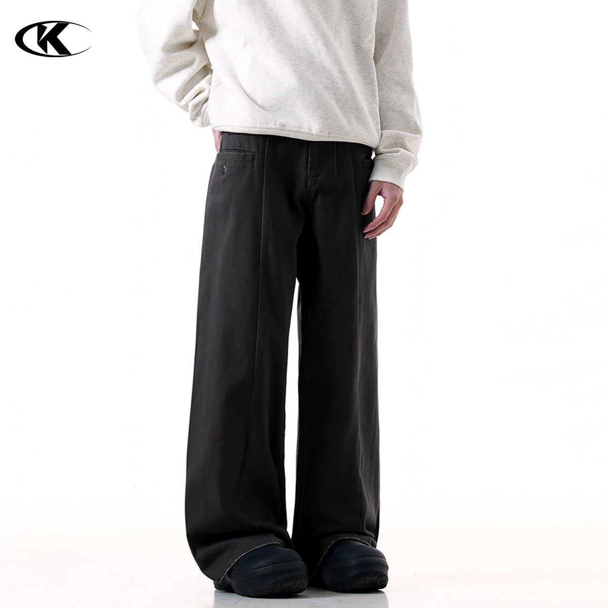 11KN cement gray suit Pants