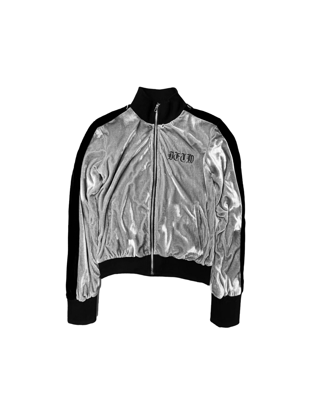 DETW Vintage Zip Hooded Removable Slack Sweater Jacket
