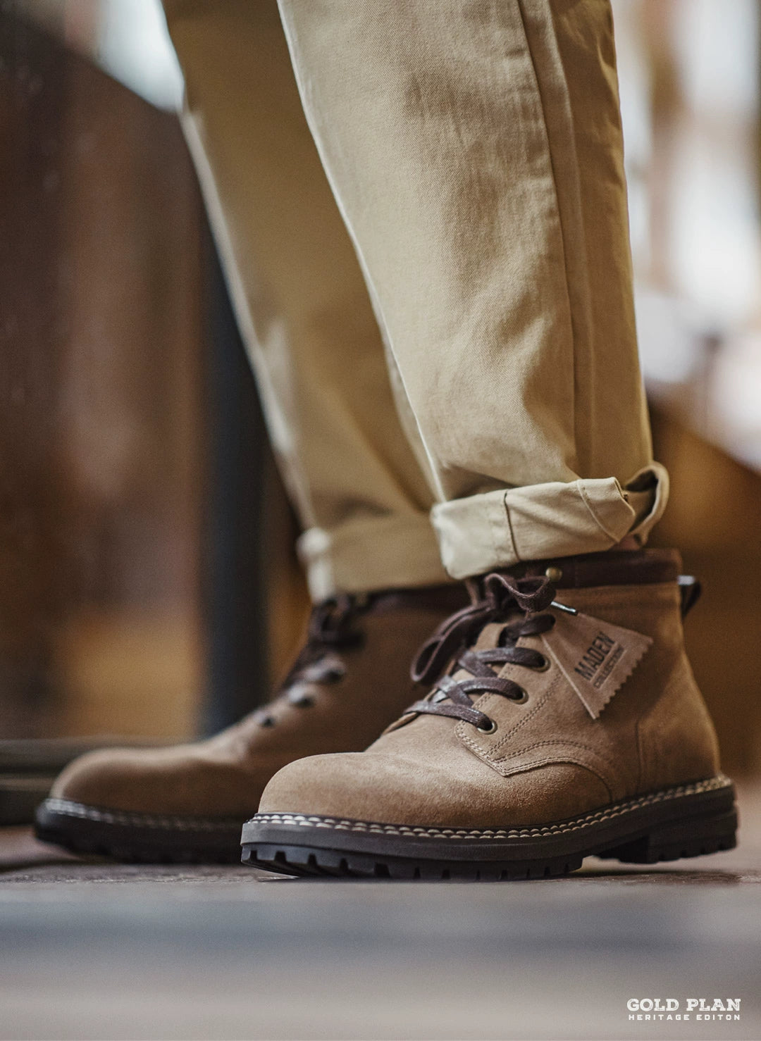 Madden Vintage Leather Martin Boots