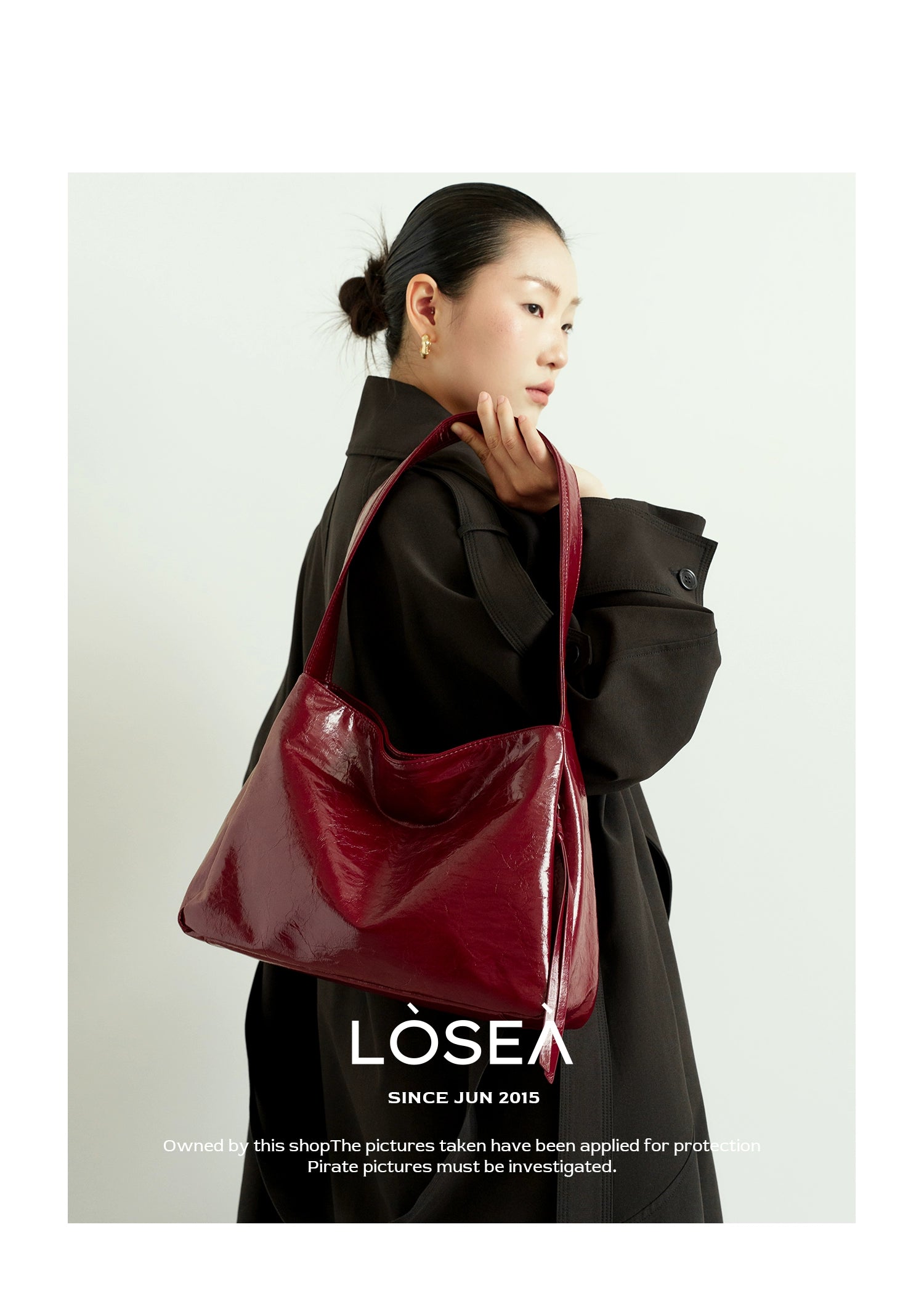 LOSEA Vintage Minimalist Underarm Bag