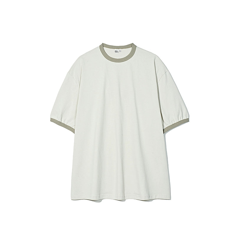 PARTIMENTO Simple Contrasting Tee