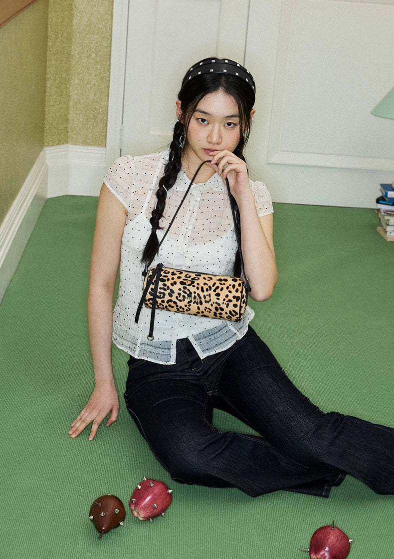 ANGELSKY Premium Leopard Crossbody Shoulder Bag