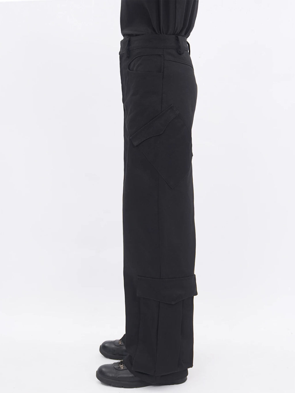 ETHEREAL PRODUCTION Three-dimensional Multi-pocket Straight Overalls