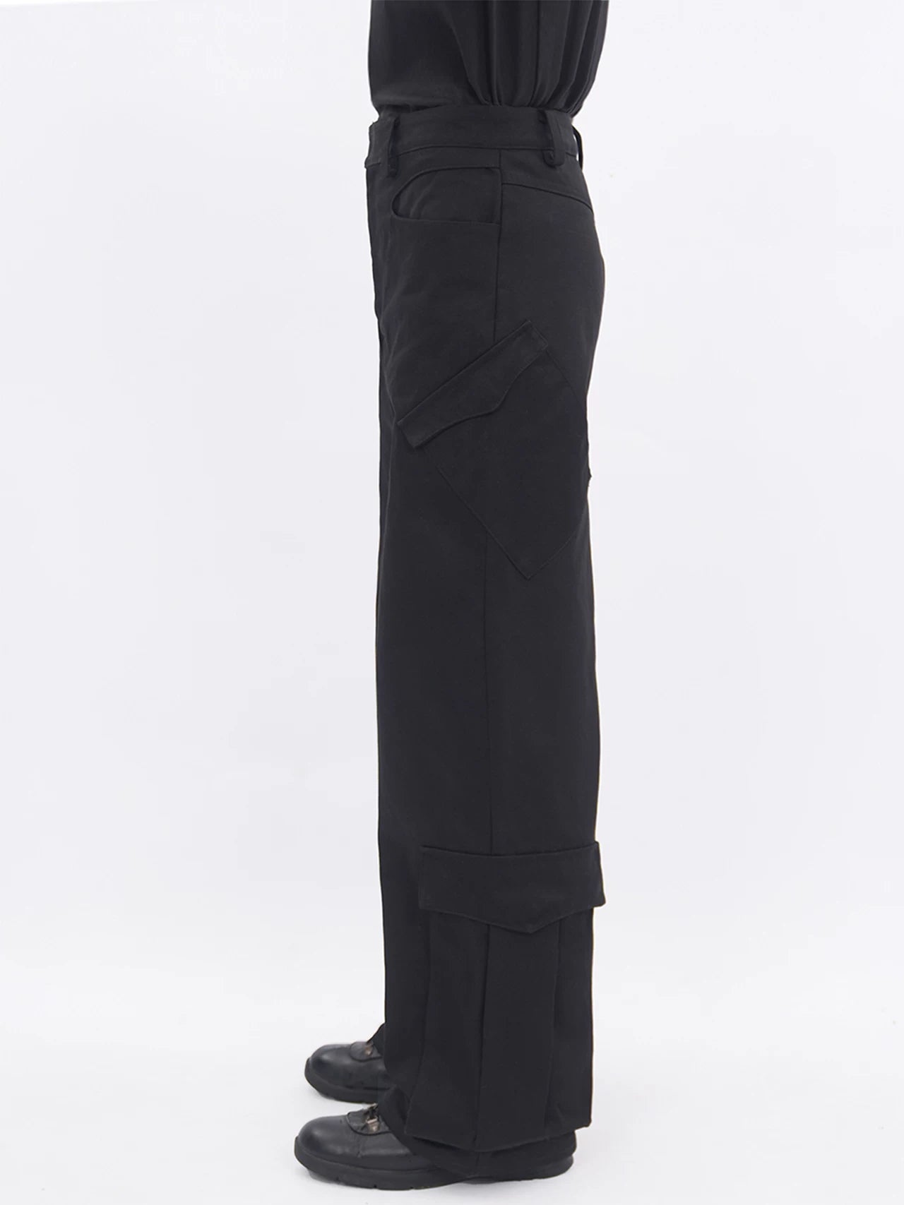 ETHEREAL PRODUCTION Three-dimensional Multi-pocket Straight Overalls