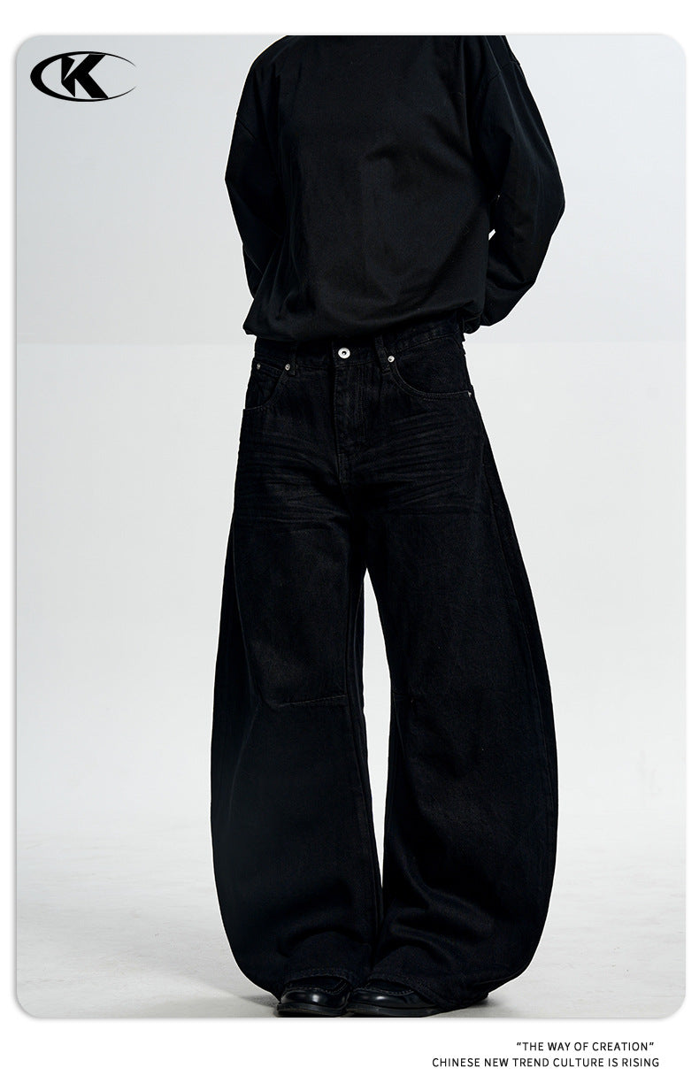 11KN 11 oz American Vintage Wide-Leg Jeans