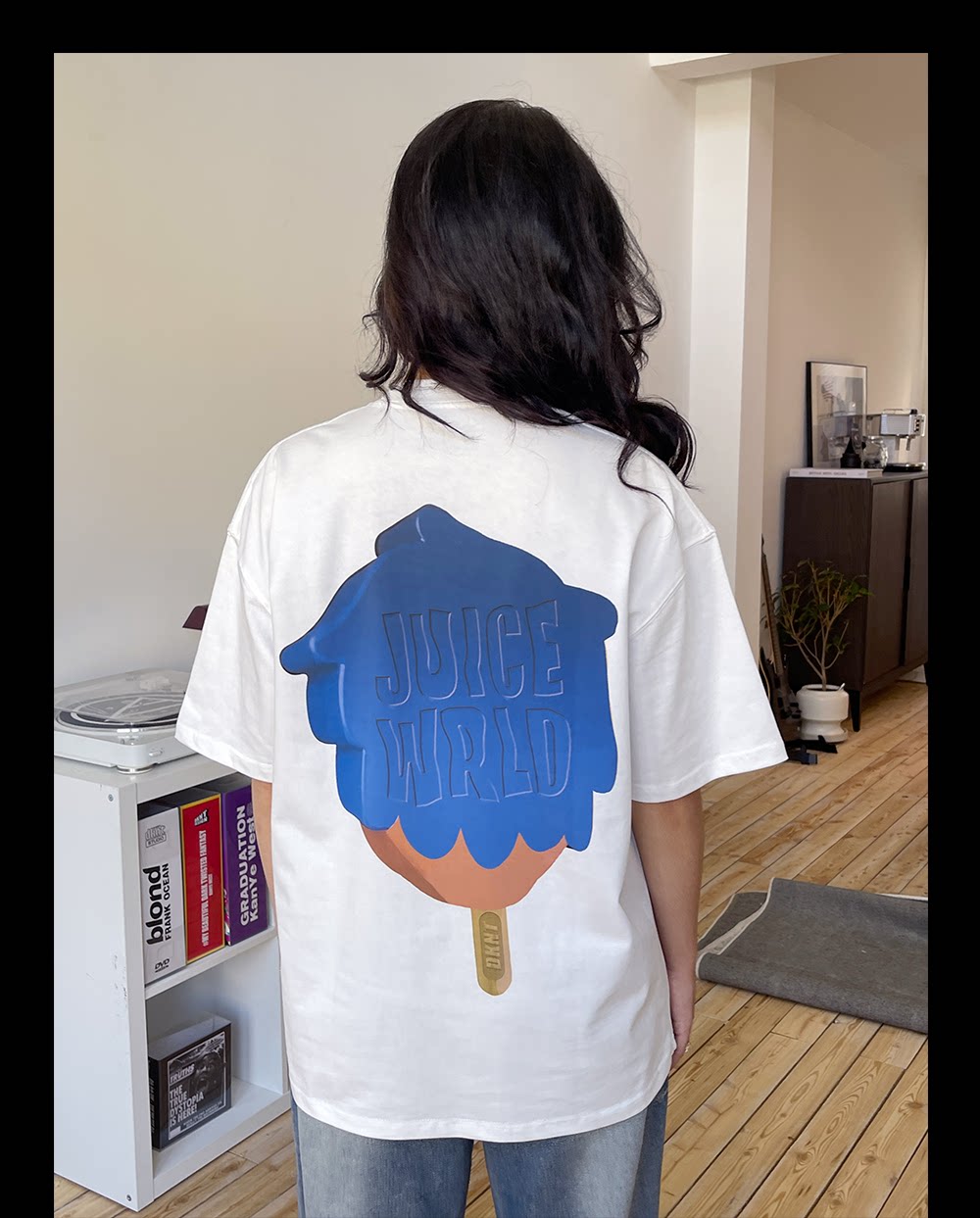 DKNT Ice Cream Printing Casual Loose Tee