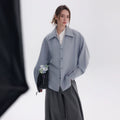 CHOR Fake Two-piece High-end Casual Simple Long-sleeved Shirt
