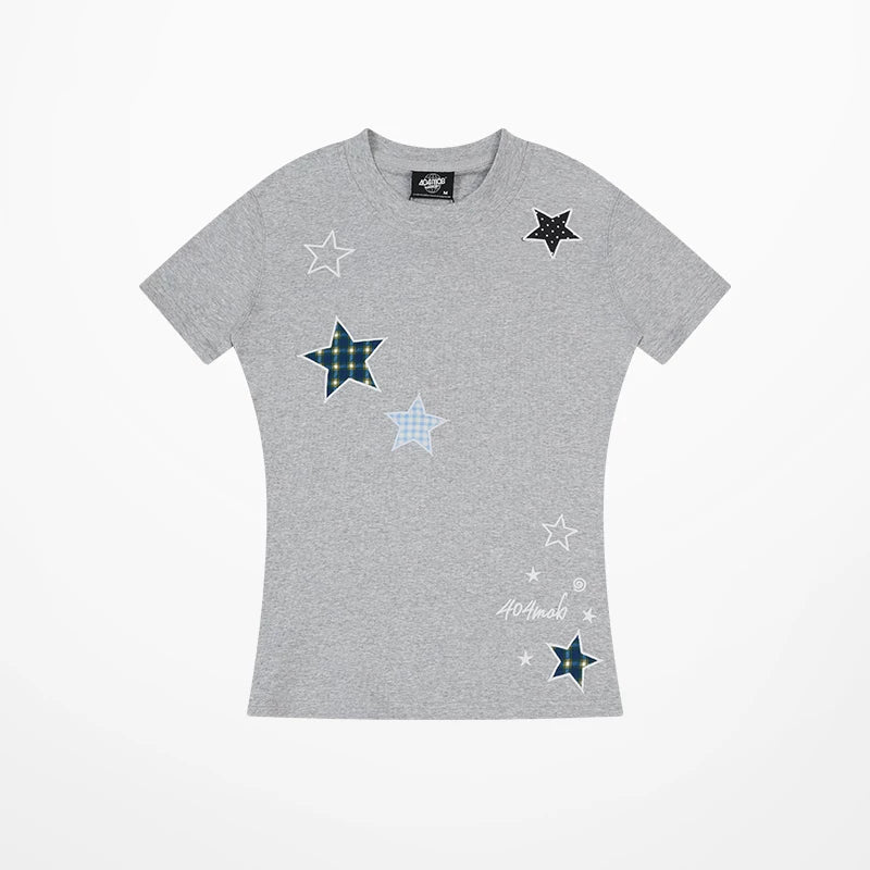 404MOB Front Shoulder Slim and Thin Short Tee