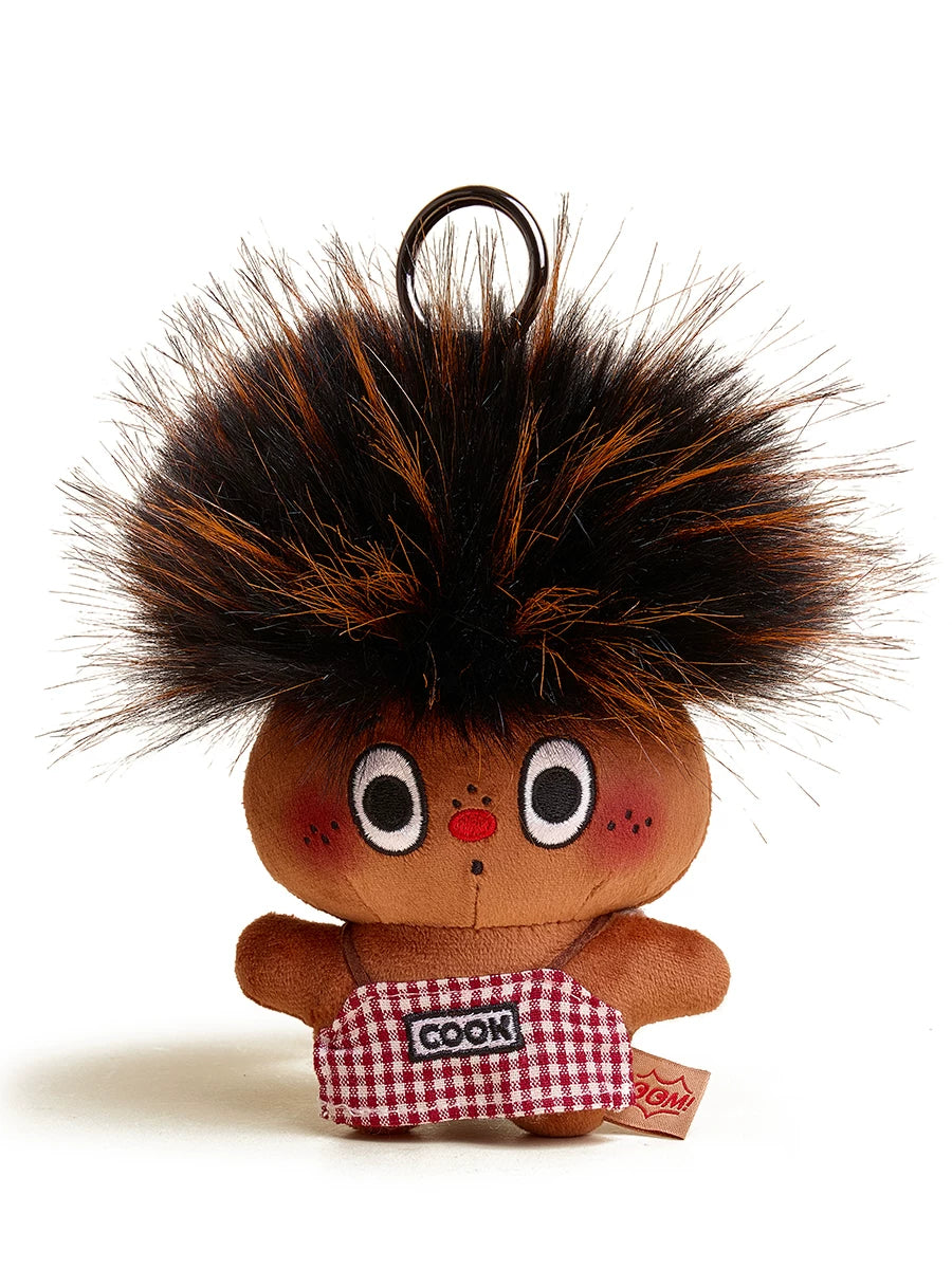 HAVEROSE Exploding Head Doll Pendant Plush Doll