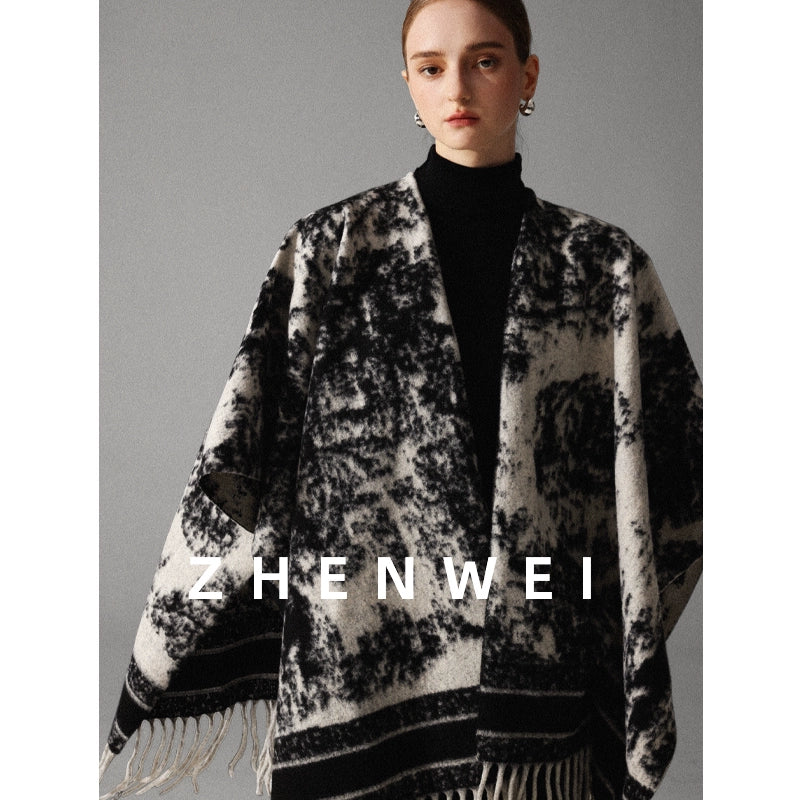 ZHENWEI Cape Plus Wide Long Scarf Shawl
