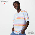 Uniqlo x JW Men's Women's Striped T-Shirt Short Sleeve T-Shirt Casual Fashion Versatile 25 New 477795