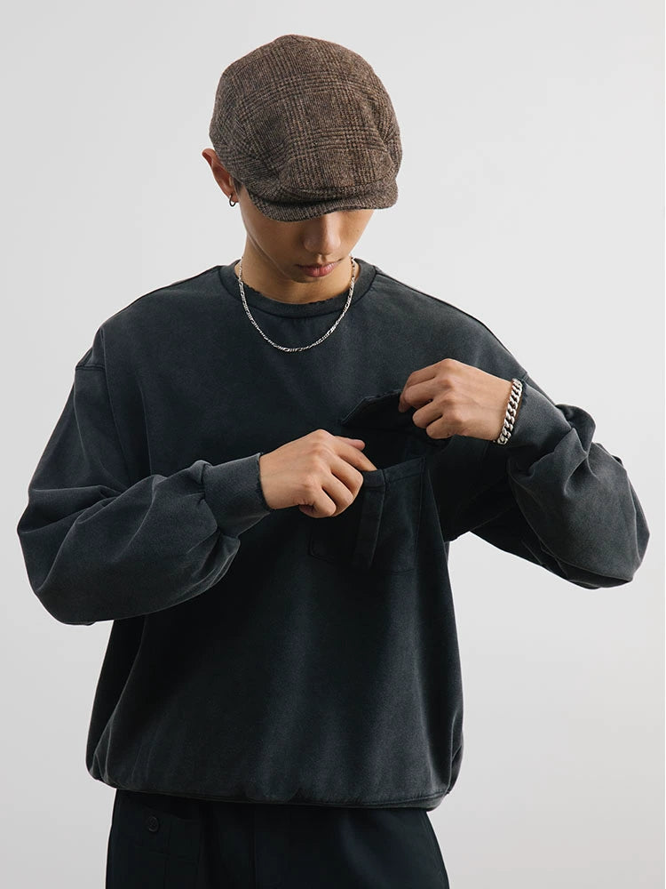 SUPERTOFU Busted Embroidered Turtleneck Sweater