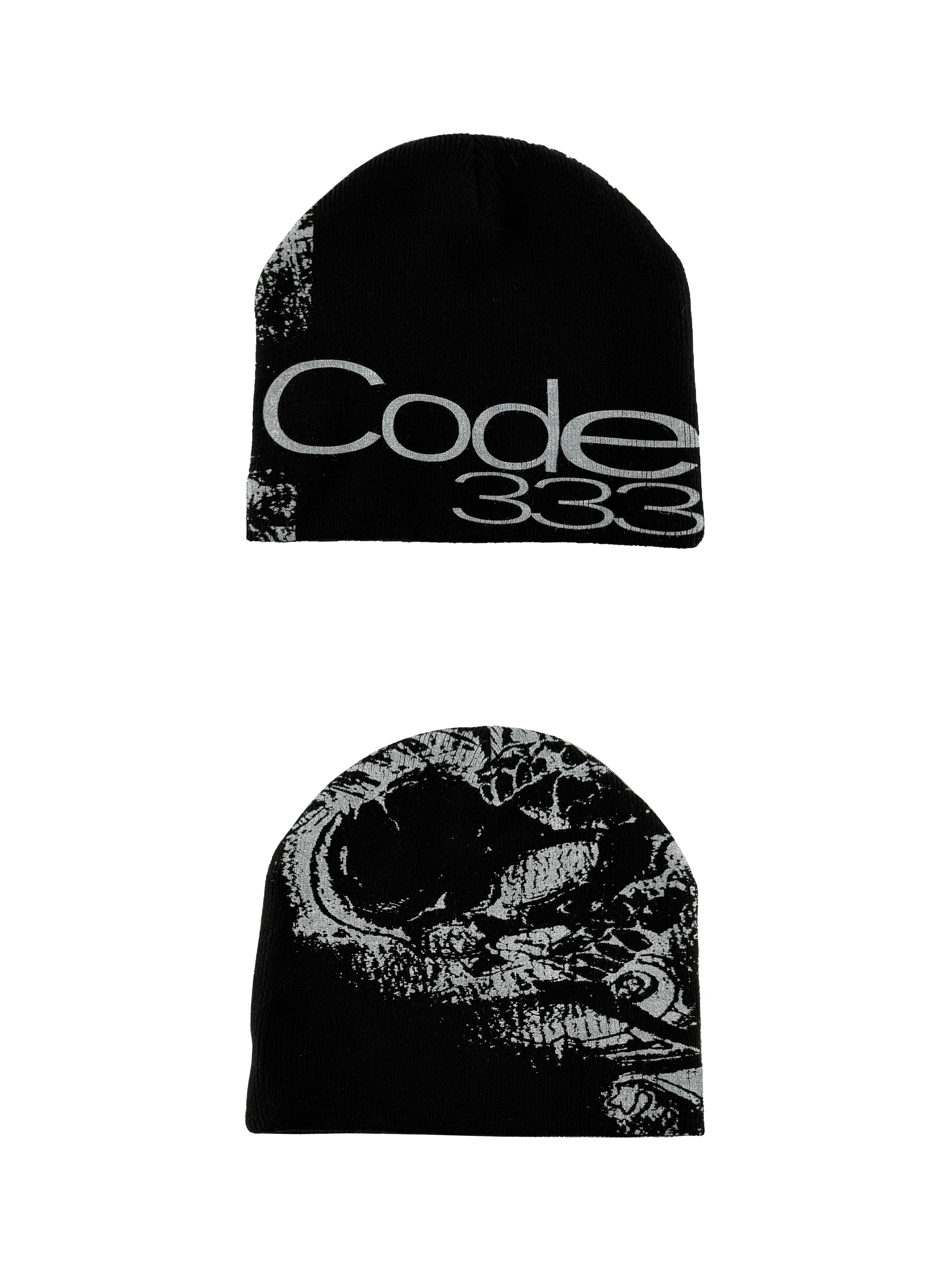 PCCVISION Skull Print Knitted Hat